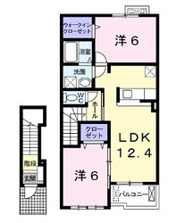 本竜野駅 徒歩34分 2階の物件間取画像